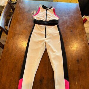 Solid and Striped Workout Set